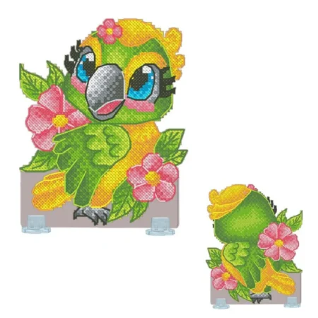 Buy Cross stitch kit on plastic canvas - Parrot-VPC_069