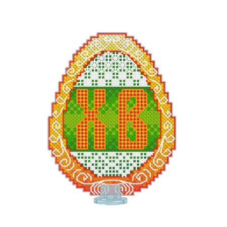 Buy Cross stitch kit on plastic canvas - Easter egg-VPF_012