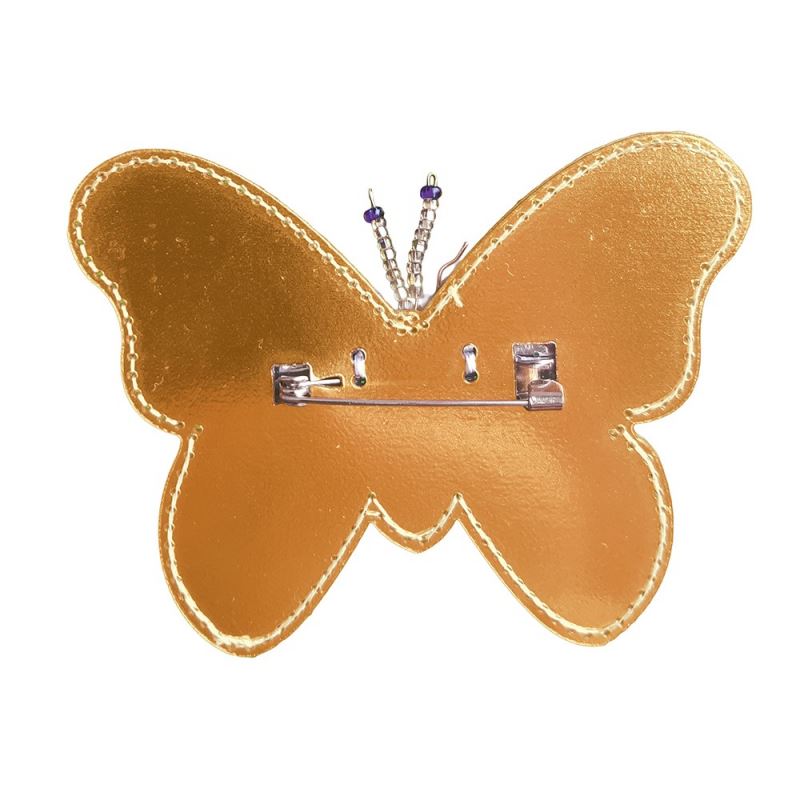Buy DIY Jewelry making kit - Brooch Blue butterfly-vr1001_2