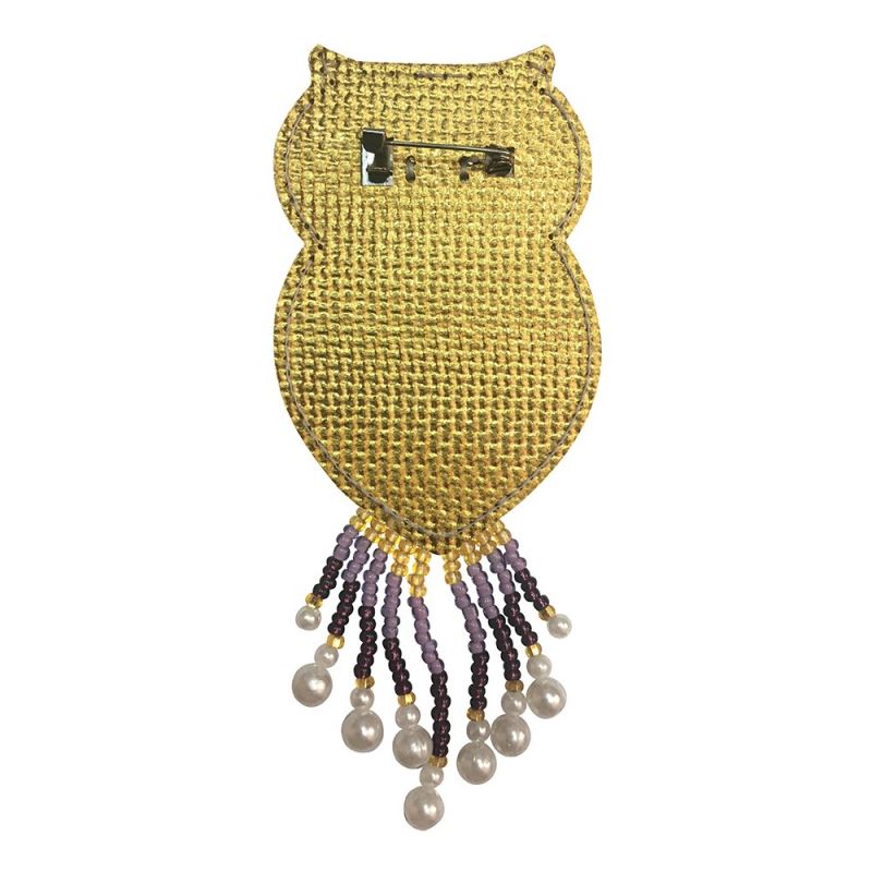 Buy DIY Jewelry making kit - Brooch Owl-vr1011_2
